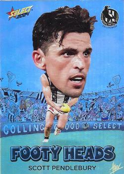 2024 Select AFL Footy Stars - Footy Heads #FH19 Scott Pendlebury Front